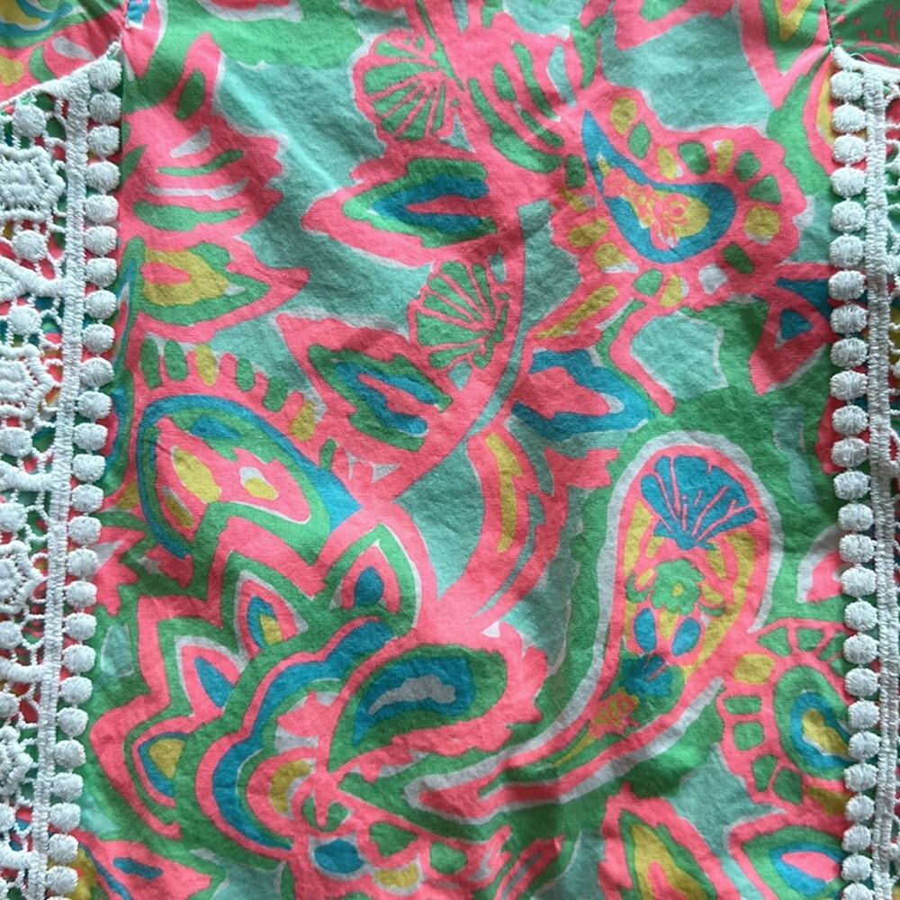 Lilly Pulitzer Corrie Skirt Sand Bar Blu Make A Splash Size 6 Preppy‎ Resortwear - Picture 3 of 6